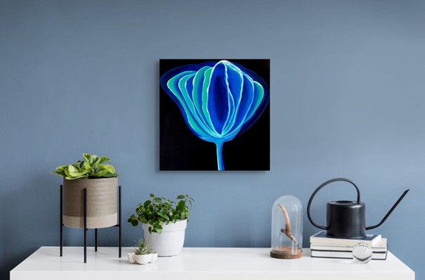 Modern floral painting