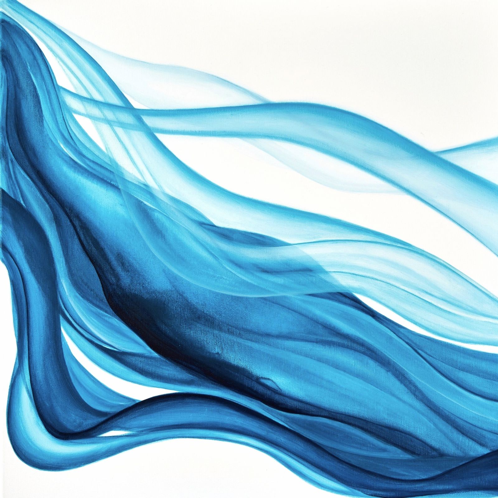 The waves of life 1. - abstract painting