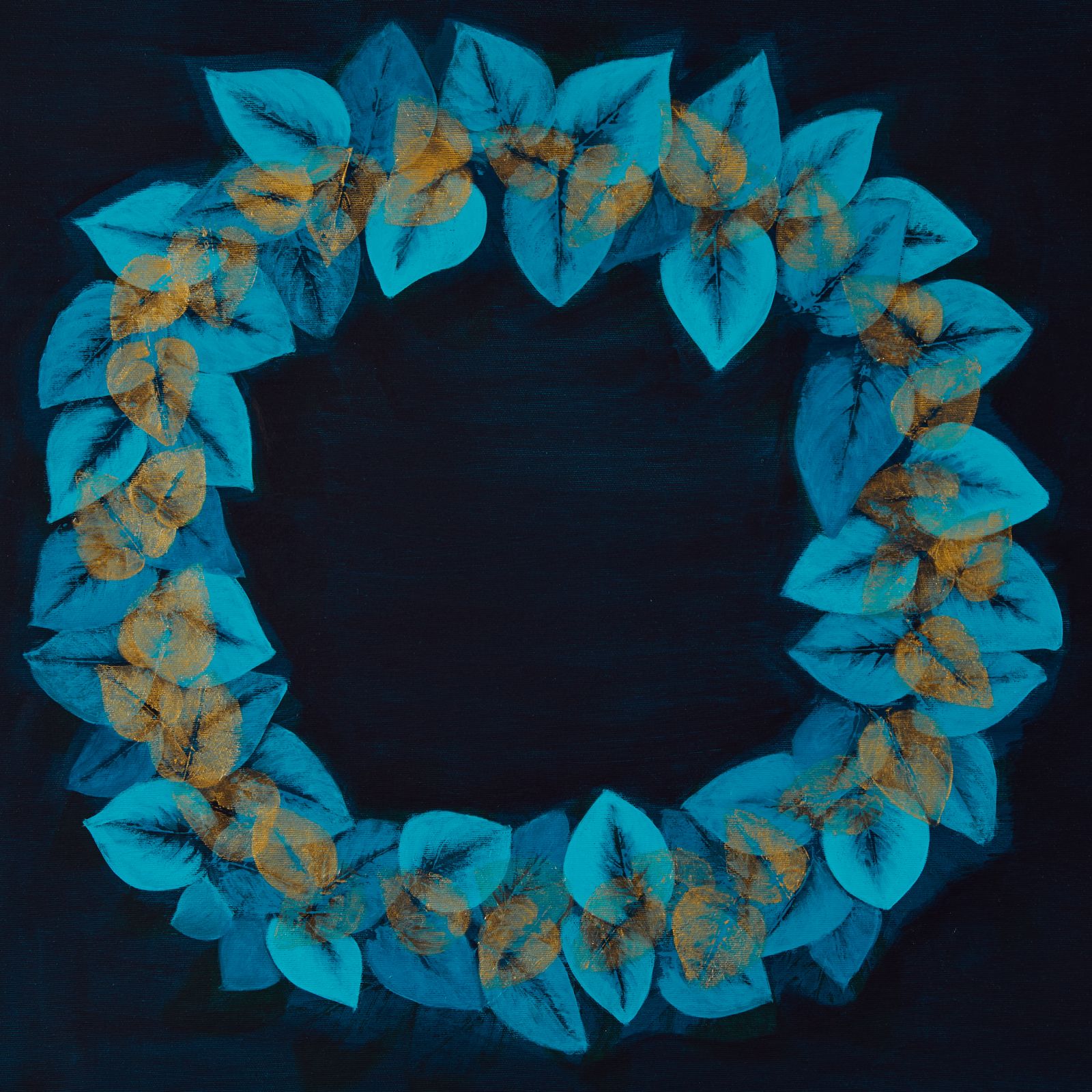 Leaf wreath